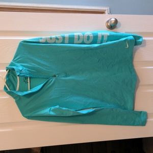 NWT Nike Pro Warm Quarter Zip Pull Over